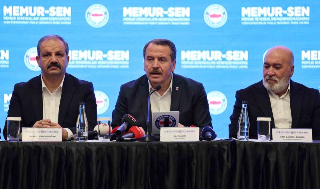Memur Sendikaları Konfederasyonu (Memur-Sen) Genel Başkanı Ali Yalçın, “Mevcut açıklanan