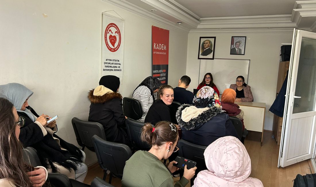 KADEM Afyon’dan Beyazay Üyelerine eğitim Kadın ve Demokrasi Derneği (KADEM) Afyonkarahisar Temsilciliği, Beyazay Derneği üyelerine