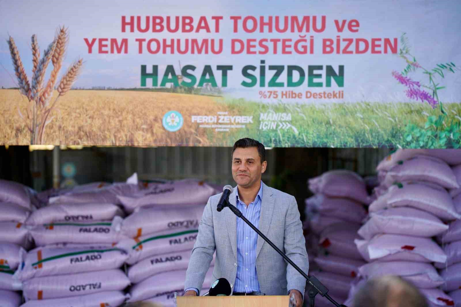 Manisa Büyükşehir Belediyesi, tarım ve hayvancılık sektöründe yaptığı önemli destekler