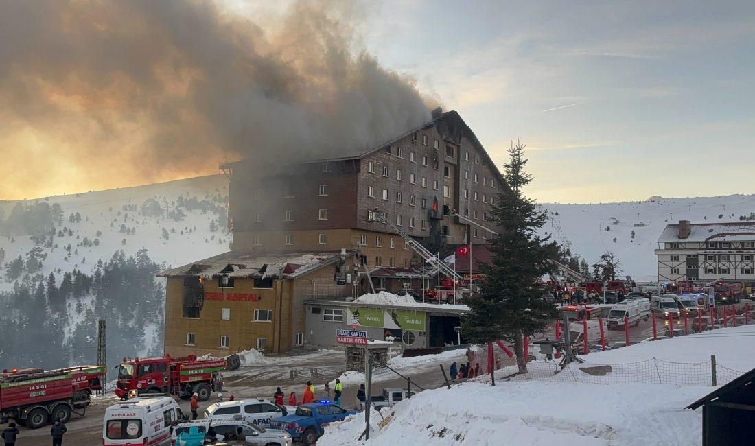 Bolu’ya destek ekipler çıktı Bolu Kartalkaya Kayak Merkezi'nde 10 kişinin öldüğü 32 kişinin yaralandığı
