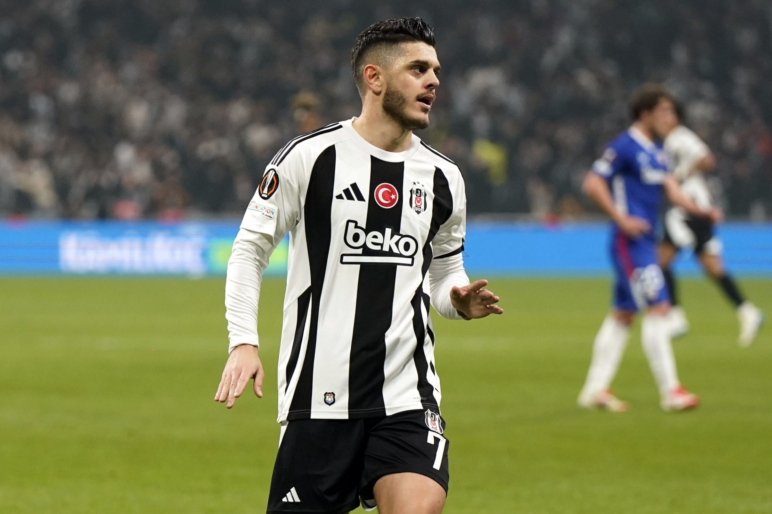 Beşiktaş’ın kanat oyuncusu Milot Rashica, Athletic Bilbao karşısında attığı gollerle