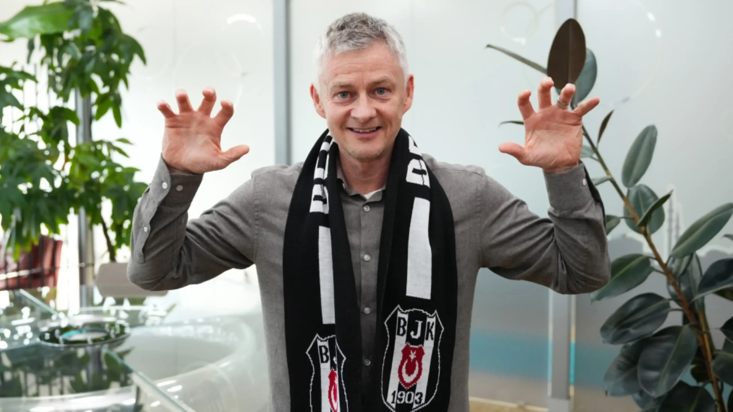 Beşiktaş Teknik Direktörü Ole Gunnar Solskjaer, Athletic Bilbao karşısında elde