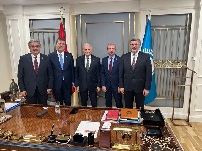 AK Parti Afyonkarahisar Milletvekilleri Ali Özkaya ve İbrahim Yurdunuseven, Binali