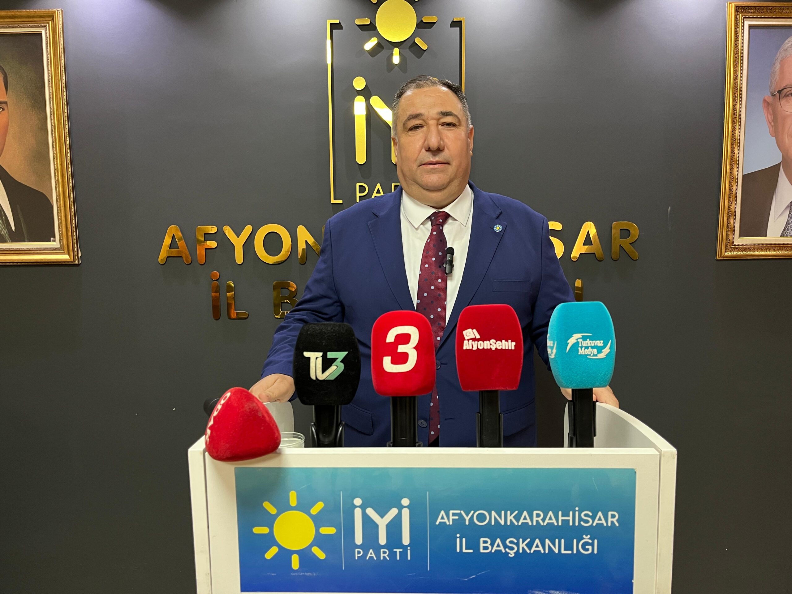İYİ Parti Afyonkarahisar İl Başkanı Muhammet Mısırlıoğlu, 2025 yılının ilk