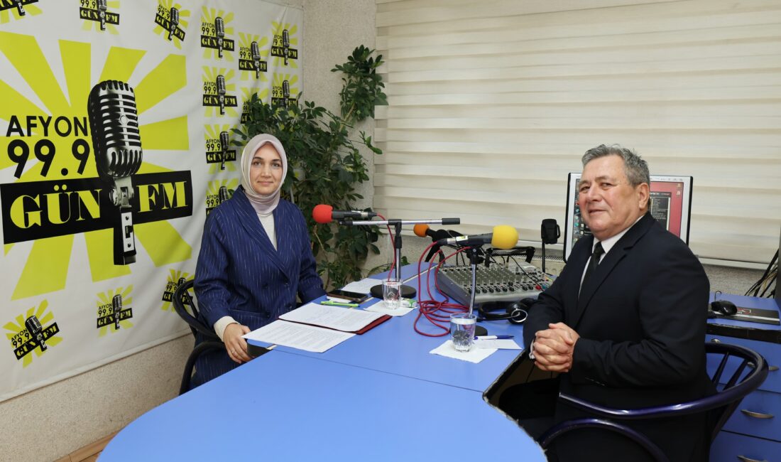 Afyonkarahisar Valisi Doç. Dr. Kübra Güran Yiğitbaşı Gün FM’de Gazeteci