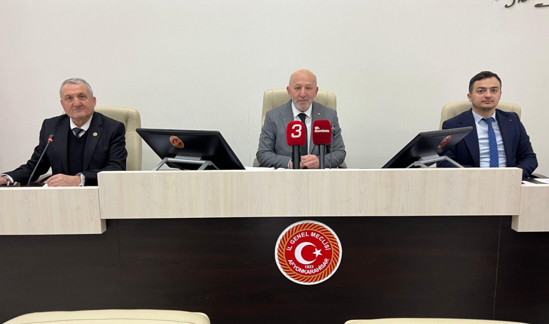 Afyonkarahisar İl Genel Meclisi Ocak ayı olağan toplantılarının 2. oturumu,