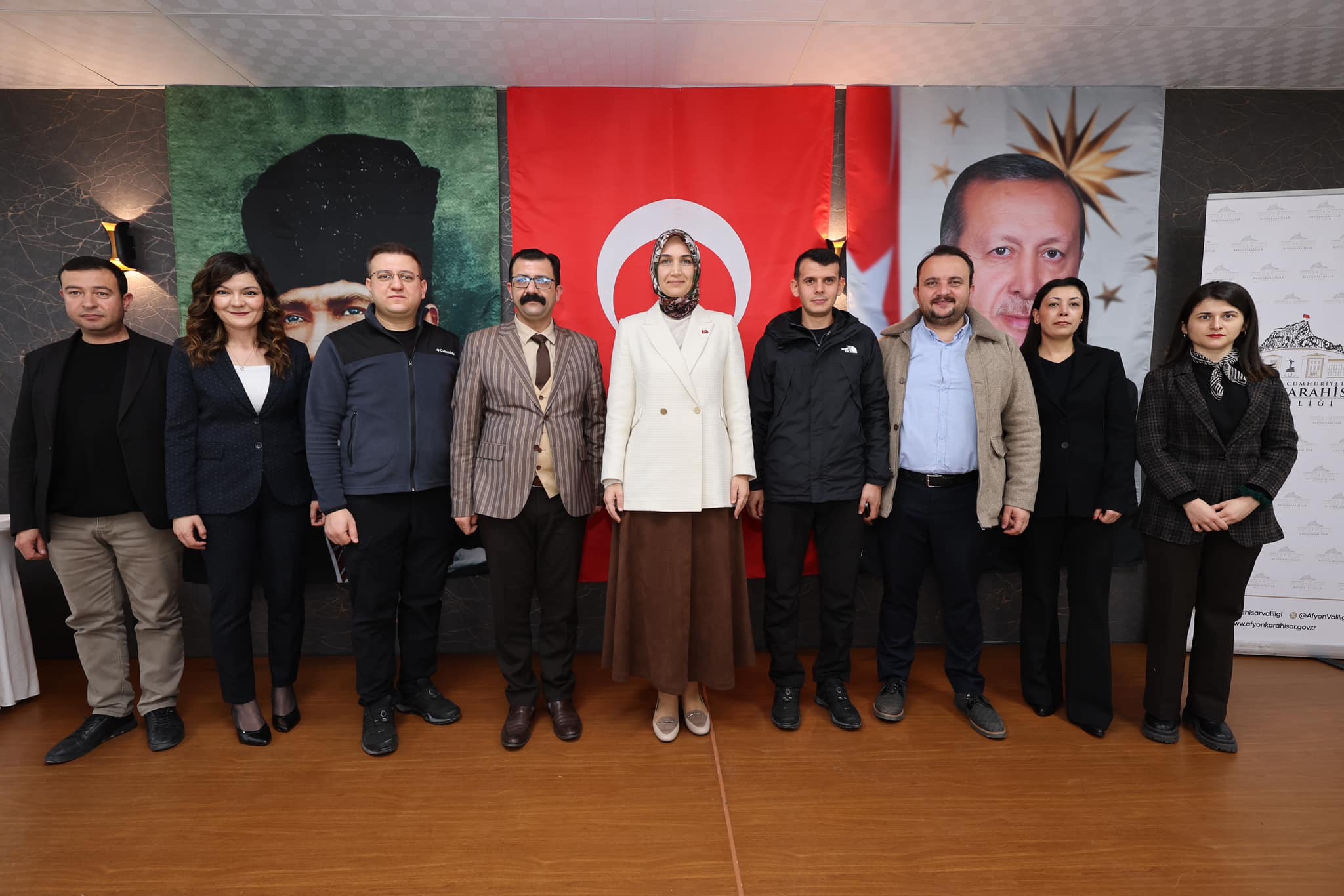   Afyonkarahisar Valisi Doç. Dr. Kübra Güran Yiğitbaşı, Vali Yardımcıları,