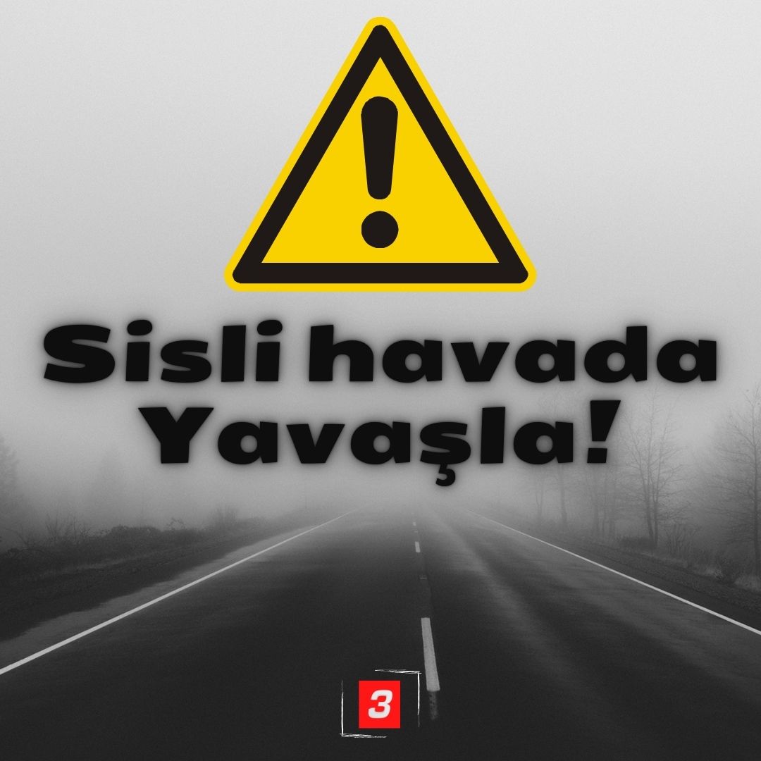 Afyonkarahisar İl Emniyet Müdürlüğü, sisli havalarda güvenli yolculuk için önemli