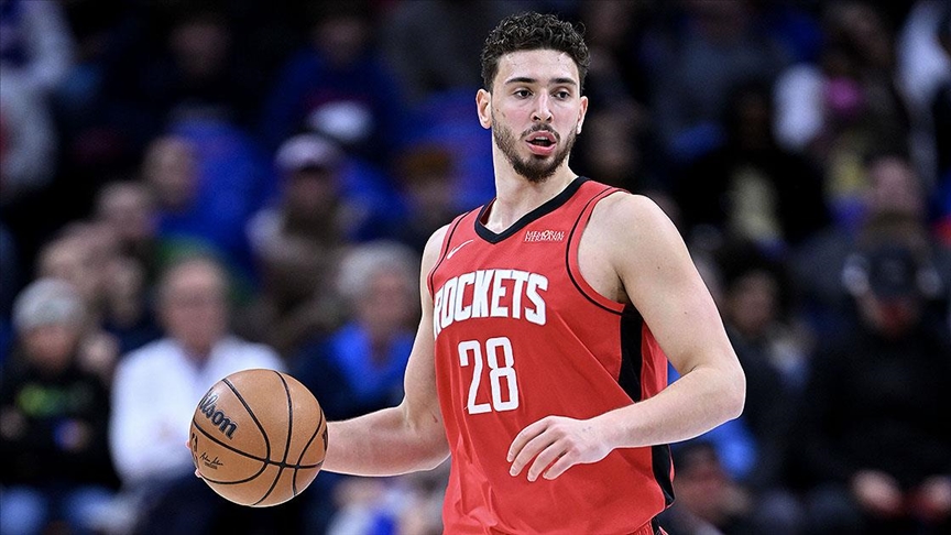 Amerikan Basketbol Ligi'nde (NBA) Houston Rockets, milli oyuncu Alperen Şengün'ün