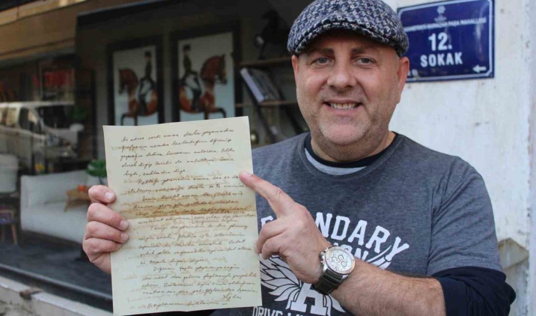 İstanbul’daki antika pazarında bulduğu 60 yıllık mektupların Amerika’dan Aydın’a uzanan