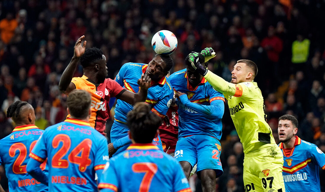 Trendyol Süper Lig’in 18. haftasında Galatasaray, konuk ettiği Göztepe’yi 2-1