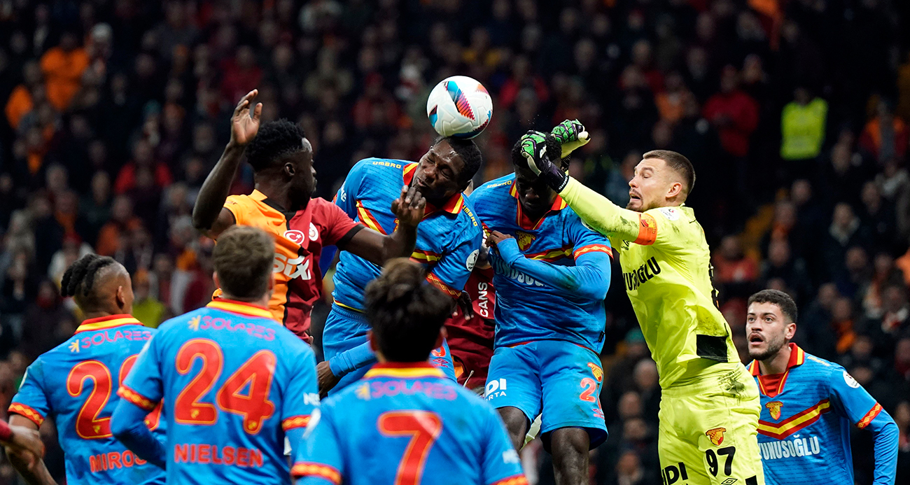 Trendyol Süper Lig’in 18. haftasında Galatasaray, konuk ettiği Göztepe’yi 2-1