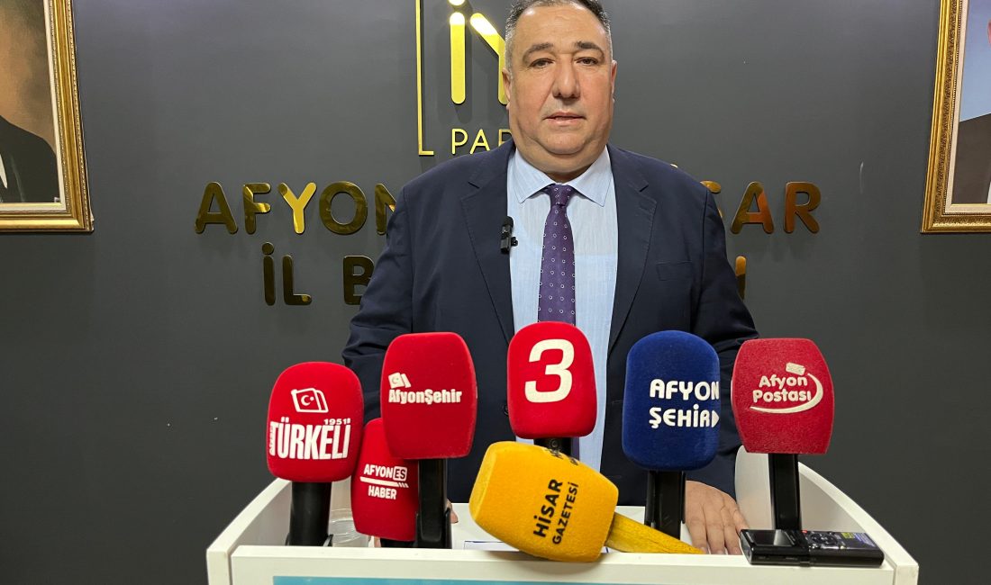   İyi Parti Afyonkarahisar İl Başkanlığı tarafından haftalık olan basın