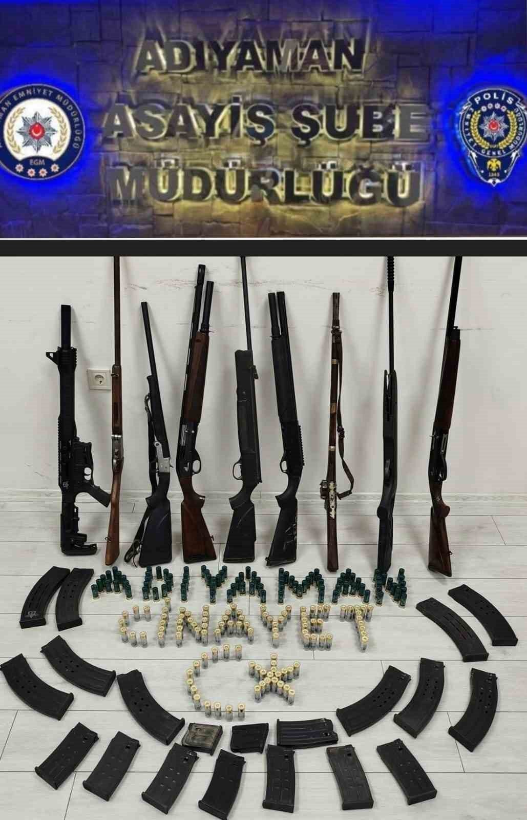 Adıyaman’da kayıt dışı fişek satışı yapan iş yerine yönelik operasyonda