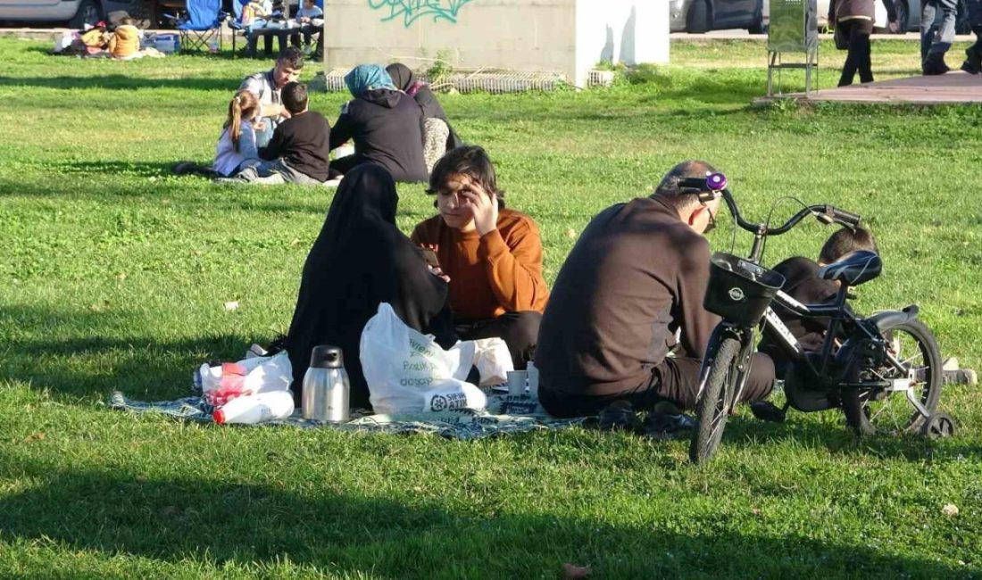 Sakarya’da Ocak Ayında Yazdan Kalma Günler Yaşanıyor