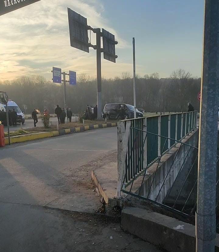 Zonguldak’ın Çaycuma ilçesi Organize Sanayi Bölgesi (OSB) girişinde sabah saatlerinde