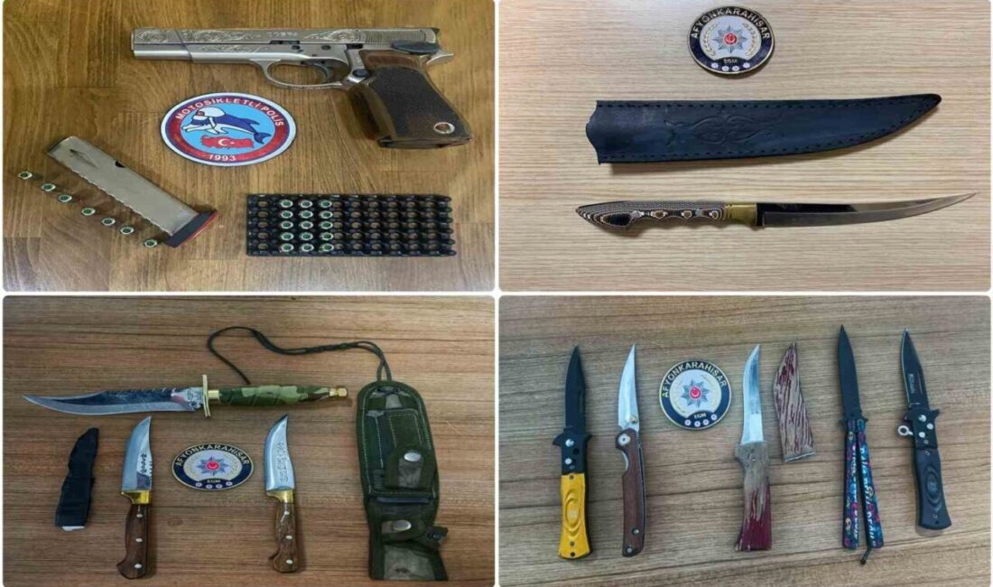 Afyonkarahisar’da son 1 haftada polis tarafından gerçekleştirilen denetimde 10 bine