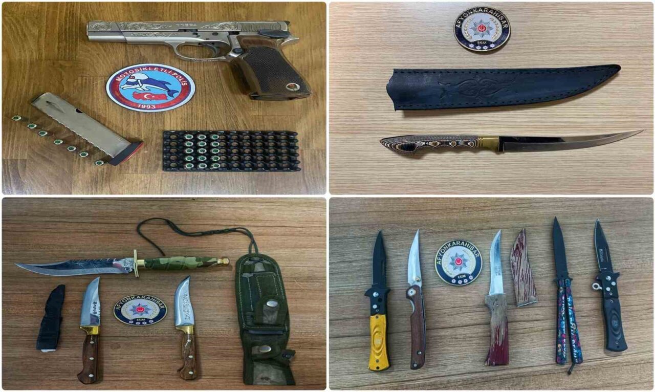 Afyonkarahisar’da son 1 haftada polis tarafından gerçekleştirilen denetimde 10 bine