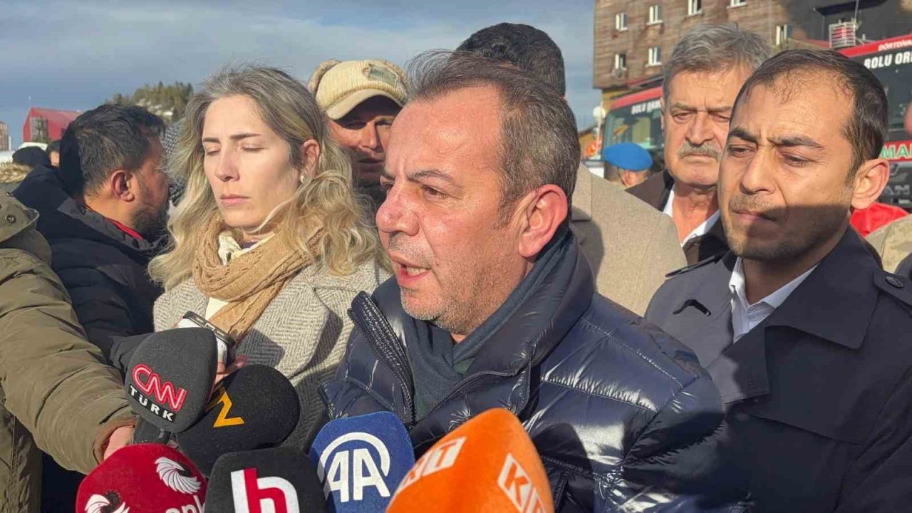 Bolu Belediye Başkanı Tanju Özcan, 78 kişiye mezar olan Grand
