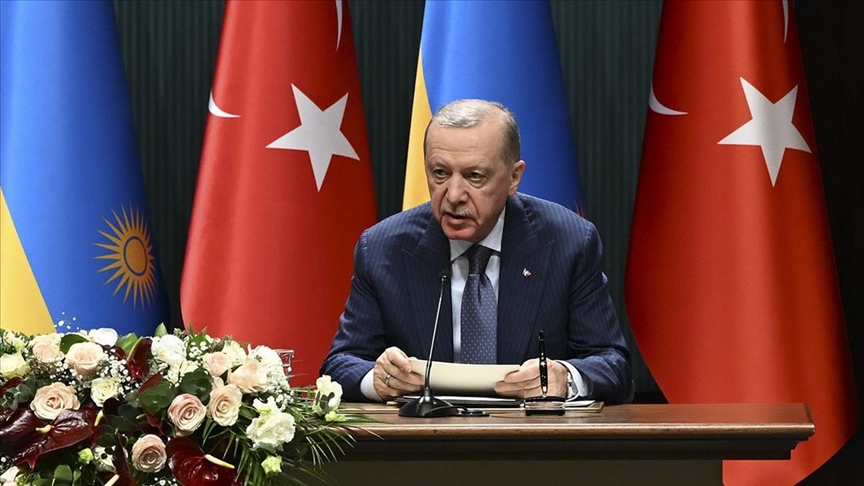 Cumhurbaşkanı Erdoğan, "(Ruanda-Kongo Demokratik Cumhuriyeti arasındaki ihtilaf) Bu meselenin çözümünde