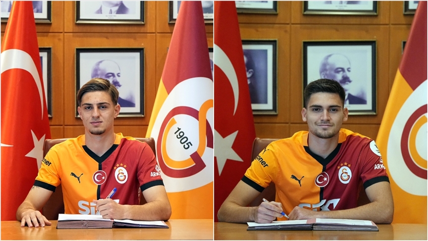 Galatasaray Kulübü, genç futbolcular Recep Yalın Dilek ve Ali Yeşilyurt'un