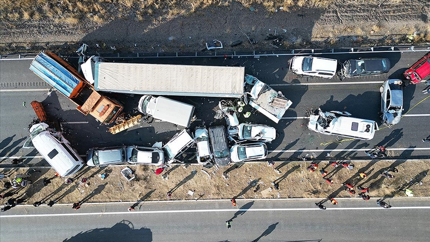 Türkiye'de 2024 yılında meydana gelen trafik kazalarında 2 bin 713