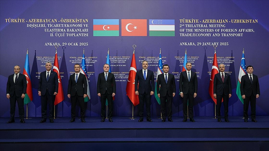 Türkiye, Azerbaycan ve Özbekistan arasında düzenlenen ikinci üçlü mekanizma toplantısının