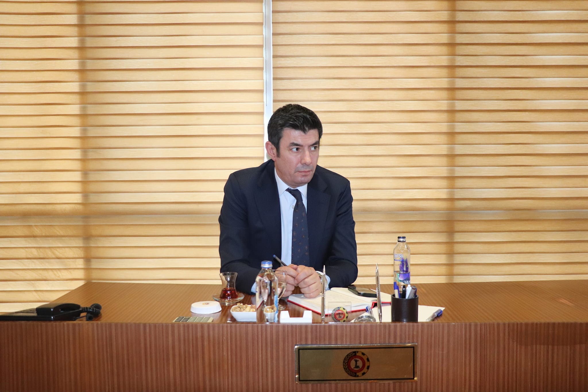 Afyonkarahisar Blok Mermer Fuarı Danışma Kurulu toplantısı, Vali Yardımcısı İhsan