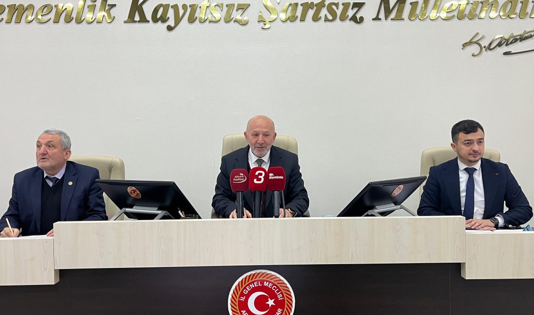 Afyonkarahisar İl Genel Meclisi’nin Şubat ayının son otumu yapıldı. Mehmet