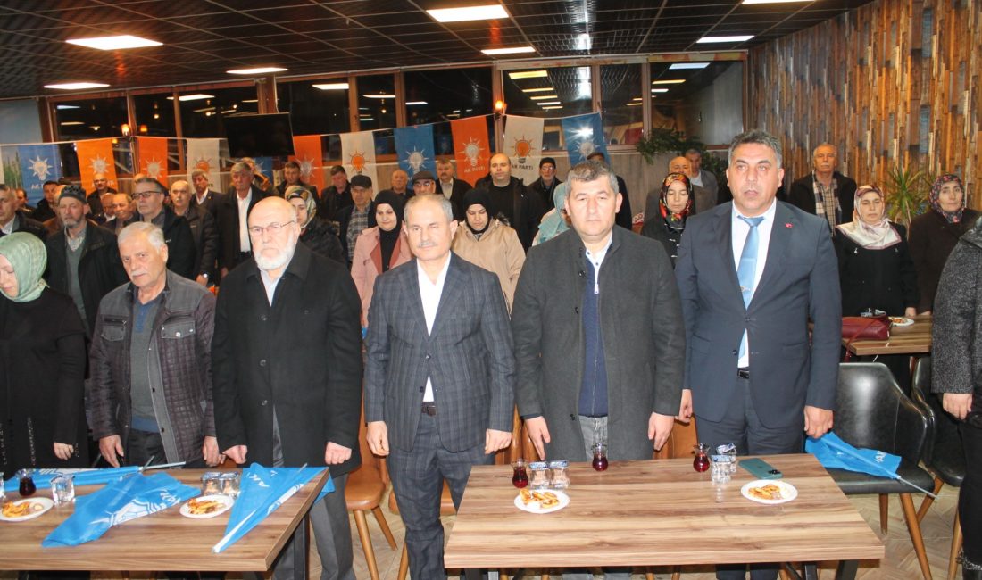 AK Parti Çay İlçe Başkanlığı tarafından Bizbize aile çay bahçesinde