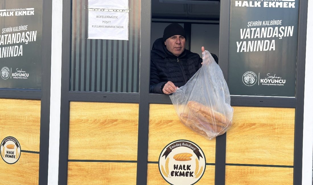 Emirdağ Belediyesi, vatandaşların uygun fiyatlı ve kaliteli ekmeğe daha kolay