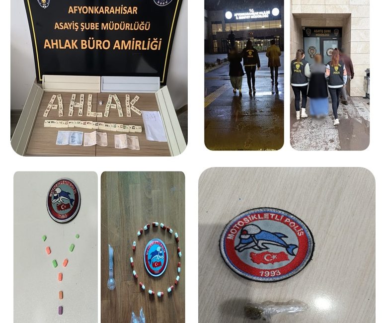 Uygulama ve kontroller devam ediyor Afyonkarahisar polisi, Şubat ayının ilk günlerinde uygulama ve kontrollerine hız