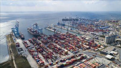 Geçen yıl Türkiye'nin ihracatının yüzde 55,8'i deniz yoluyla gerçekleştirildi.