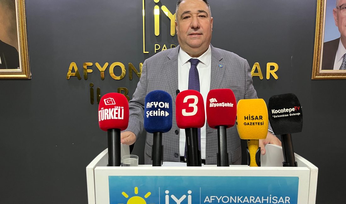 Teğmenlerin görevden alınmasına tepki gösteren İYİ Parti Afyonkarahisar İl Başkanı