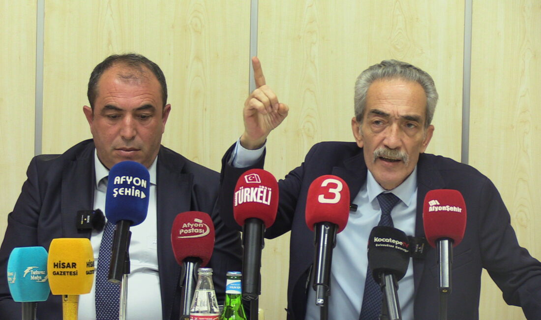 Afyonkarahisar Esnaf ve Sanatkarlar Odaları Birliği (ESOB) Başkanı Cengiz Üstün,