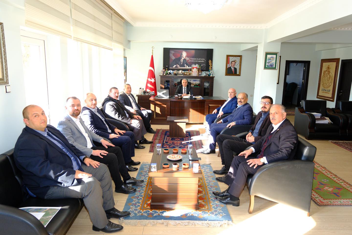Dinar’da kurulması planlanan cam fabrikası için İstanbul’da faaliyet gösteren sektörün