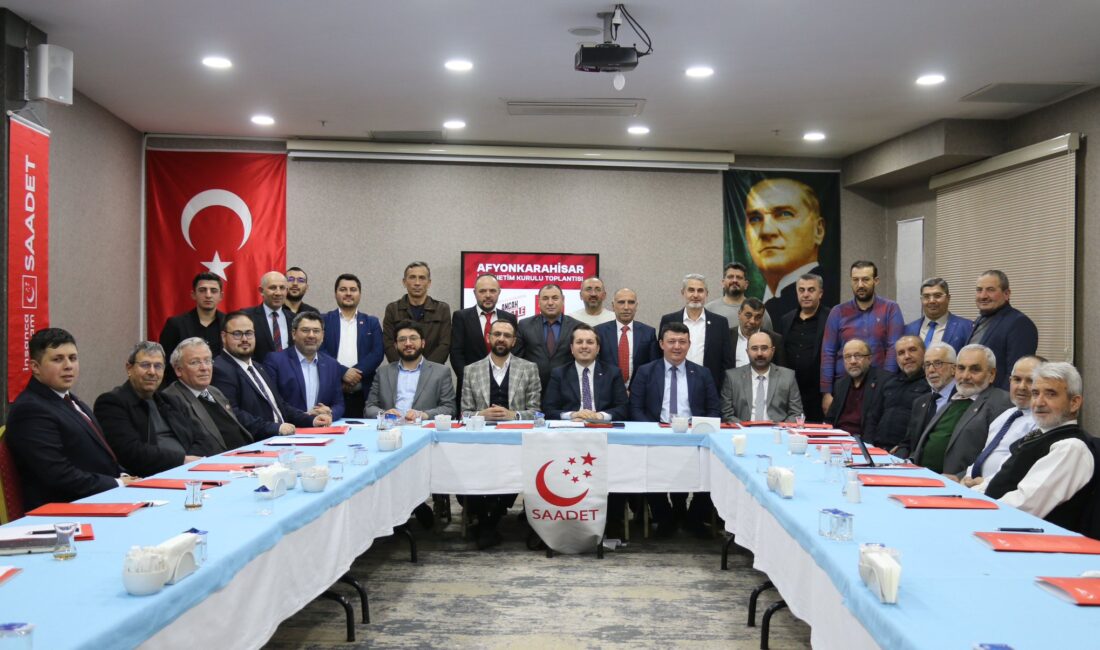 Saadet Partisi’nde ilk toplantı yapıldı Saadet Partisi Afyonkarahisar İl Başkanlığı yeni yönetimle ilk toplantısını gerçekleştirdi.
