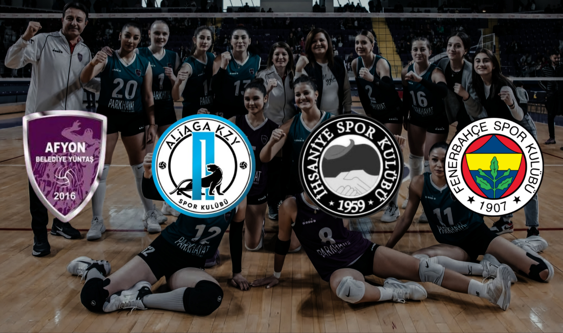  Voleybol Kadınlar 2. Ligi'nin çeyrek final etabında grubunu üç
