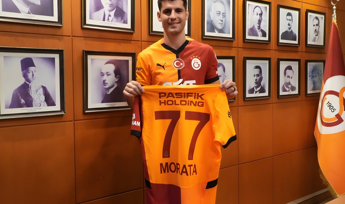 Alvaro Morata: “Geldiğim için çok mutluyum çünkü burası çok büyük bir kulüp” Galatasaray’ın yeni transferi İspanyol futbolcu Alvaro Morata, sahada her şeyini