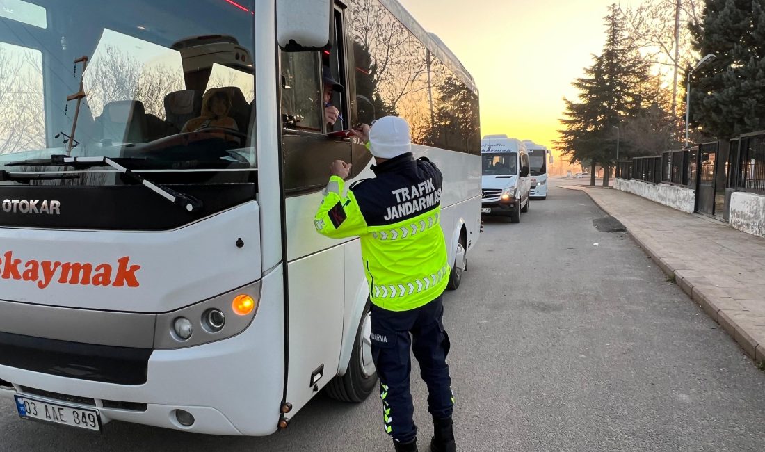 Öğrenci taşıyan servis araçlarına yönelik denetim