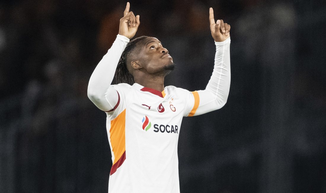 Belçikalı futbolcu Michy Batshuayi, Galatasaray’da 30 resmi maçta görev aldı