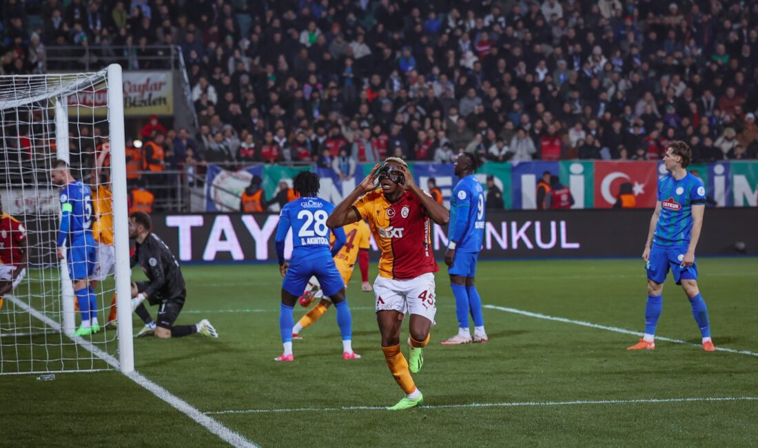 Trendyol Süper Lig'in 24. haftasını Galatasaray, Fenerbahçe ve Beşiktaş galibiyetle