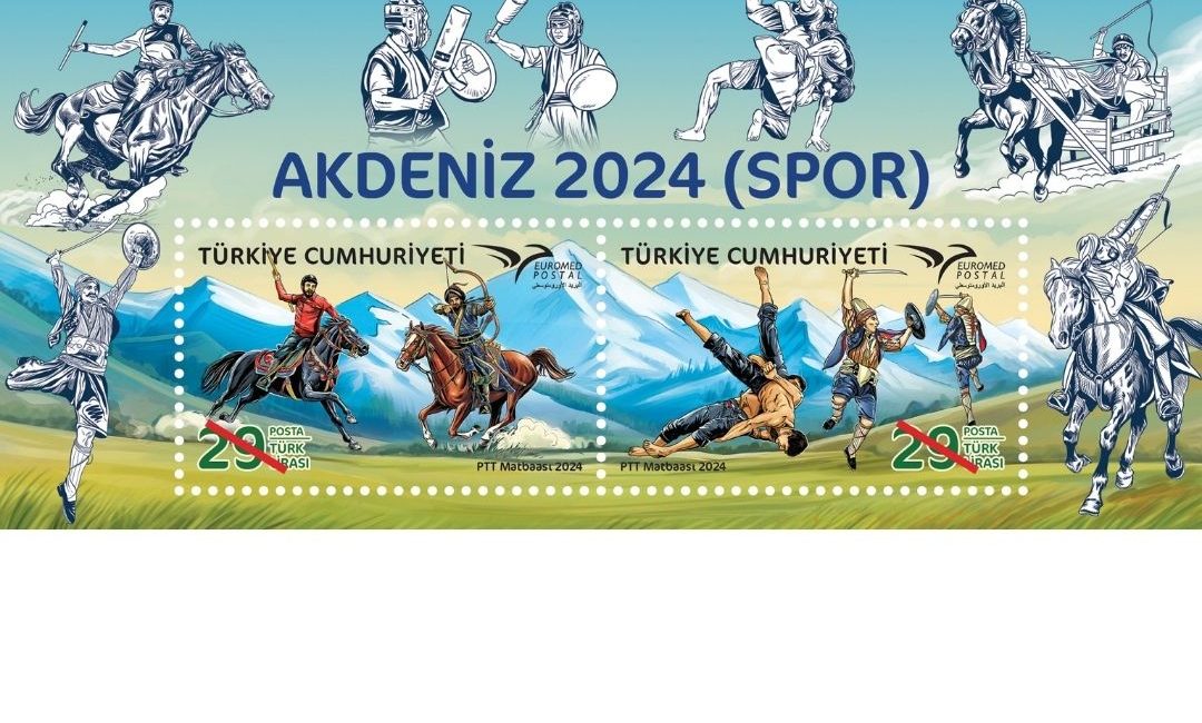 “Akdeniz 2024 (Spor)” konulu anma pulu ile 12 ülkenin katıldığı