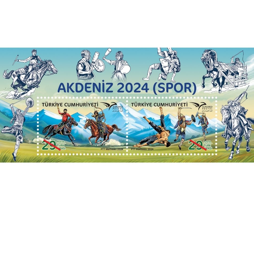 “Akdeniz 2024 (Spor)” konulu anma pulu ile 12 ülkenin katıldığı
