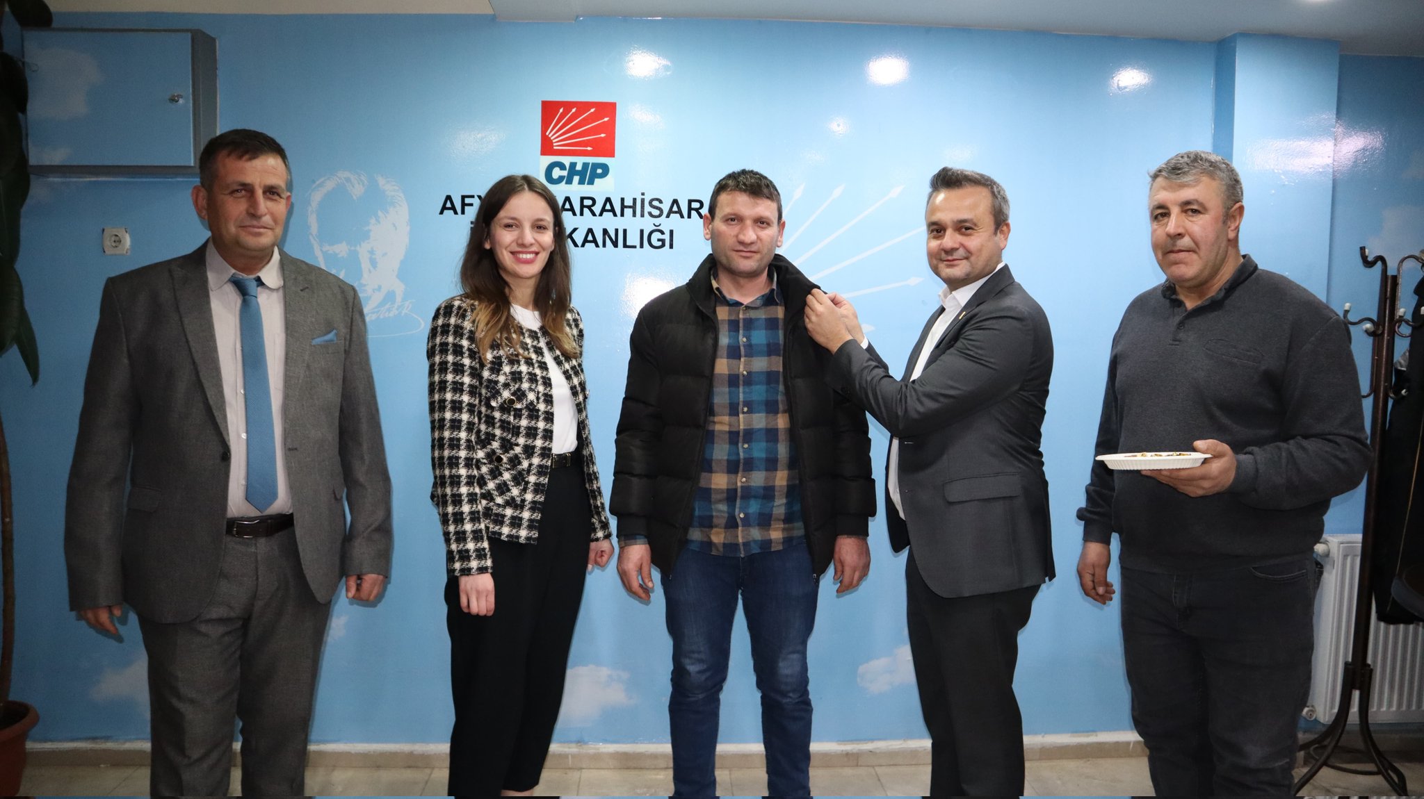 Cumhuriyet Halk Partisi Afyonkarahisar İl Başkanı Faruk Duha Erhan il