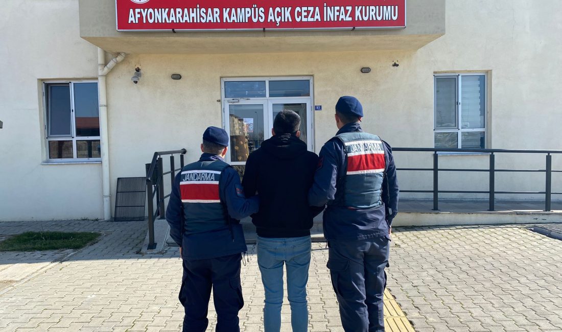 Afyonkarahisar İl Jandarma Komutanlığı'ndan Aranan Şahıs Operasyonu: 6 Yıl Hapis
