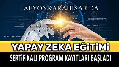 Afyonkarahisar, yapay zeka kariyerine yön vermek isteyenler için heyecan verici