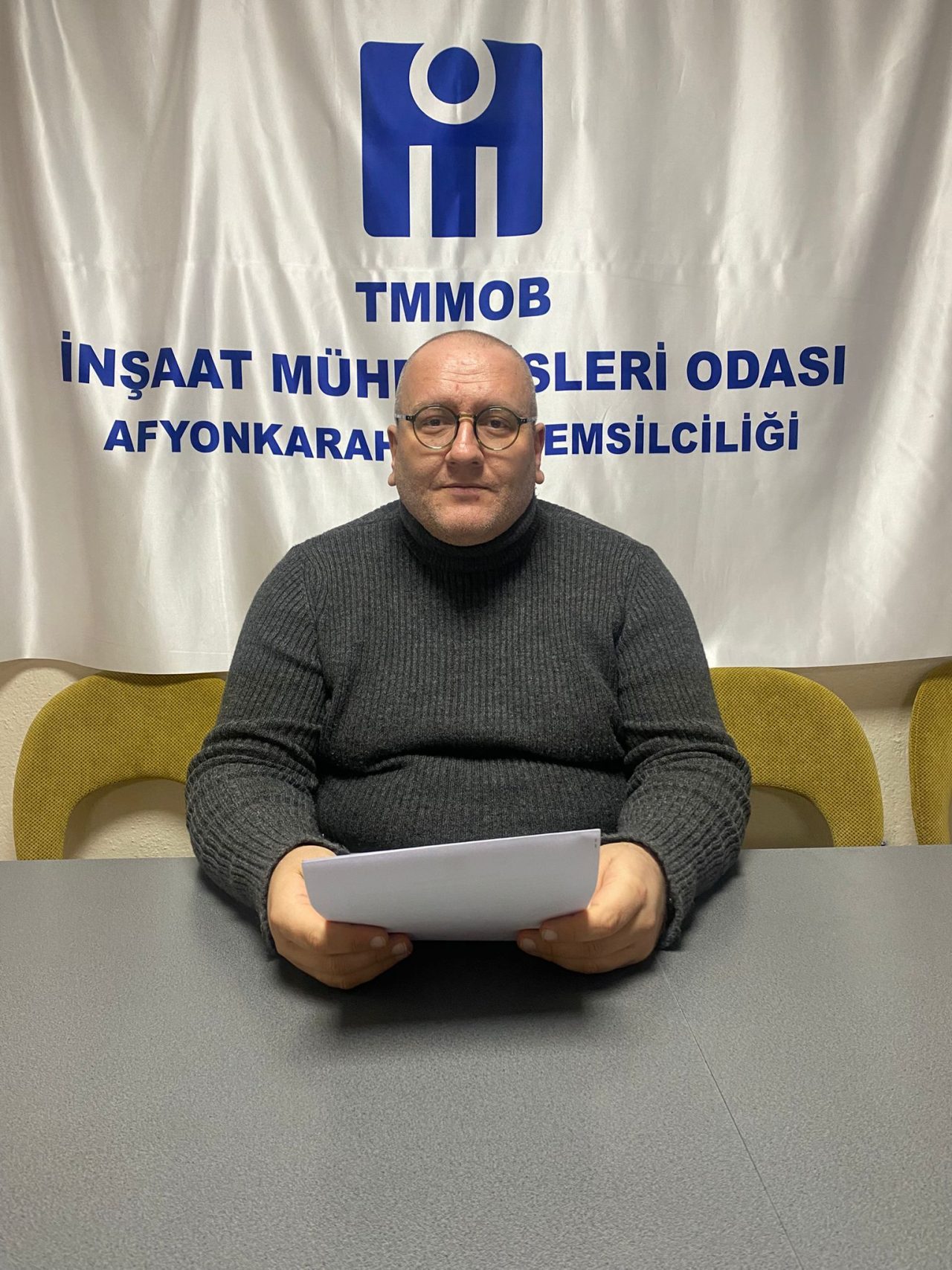 AFYONKARAHİSAR (AA) – İnşaat Mühendisleri Odası (İMO) Afyonkarahisar İl Temsilcisi