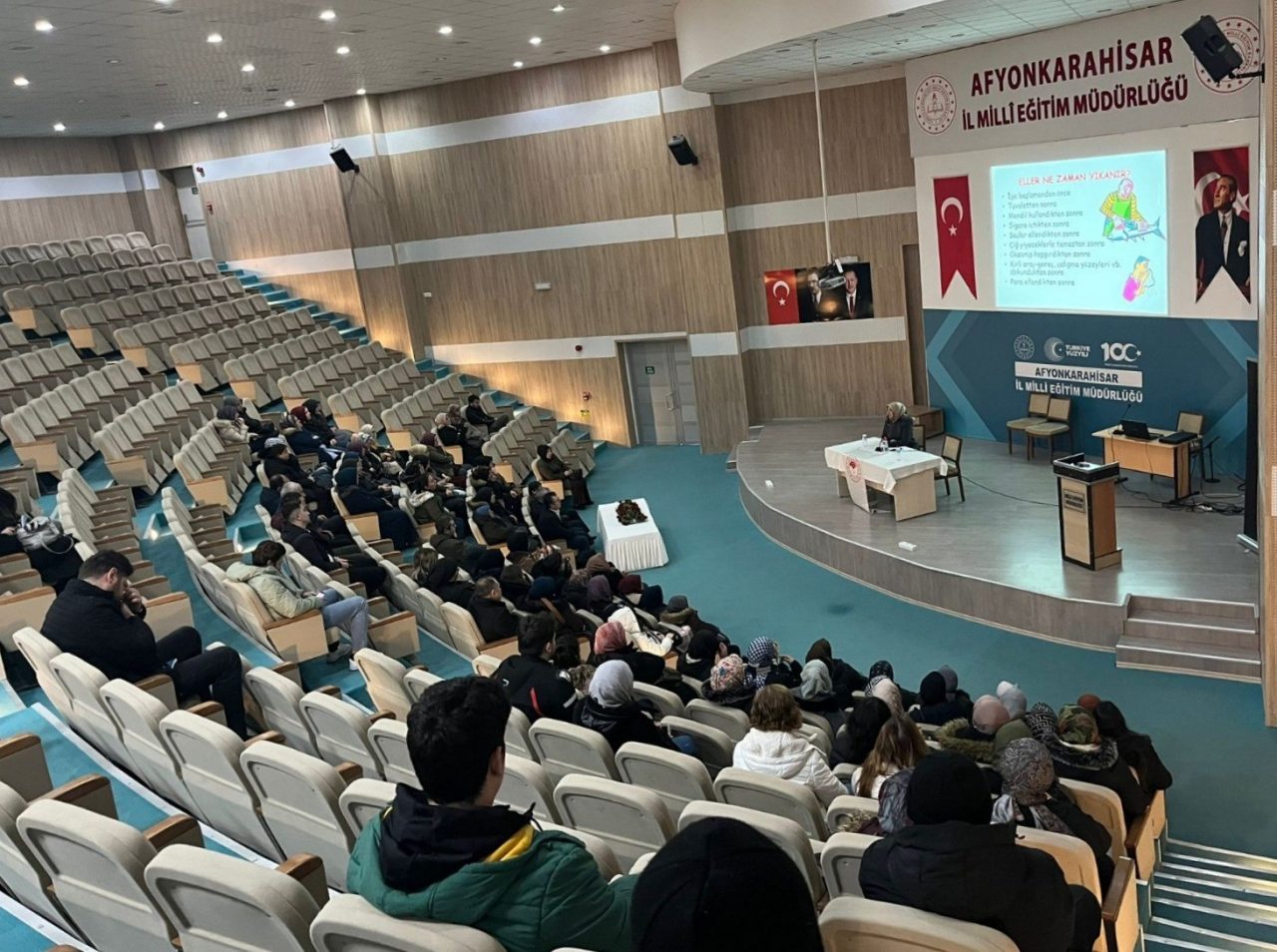 Afyonkarahisar genelindeki tüm okul kantinleri ve yemekhane çalışanlarına yönelik Hijyen