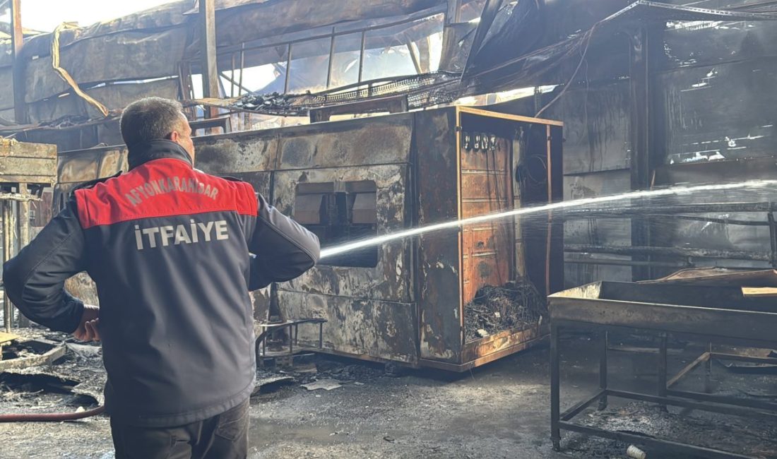 AFYONKARAHİSAR (AA) – Afyonkarahisar'da kontrol altına alınan orman ürünleri fabrikasındaki